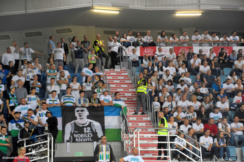 Kibice na meczu Anwil - Trefl