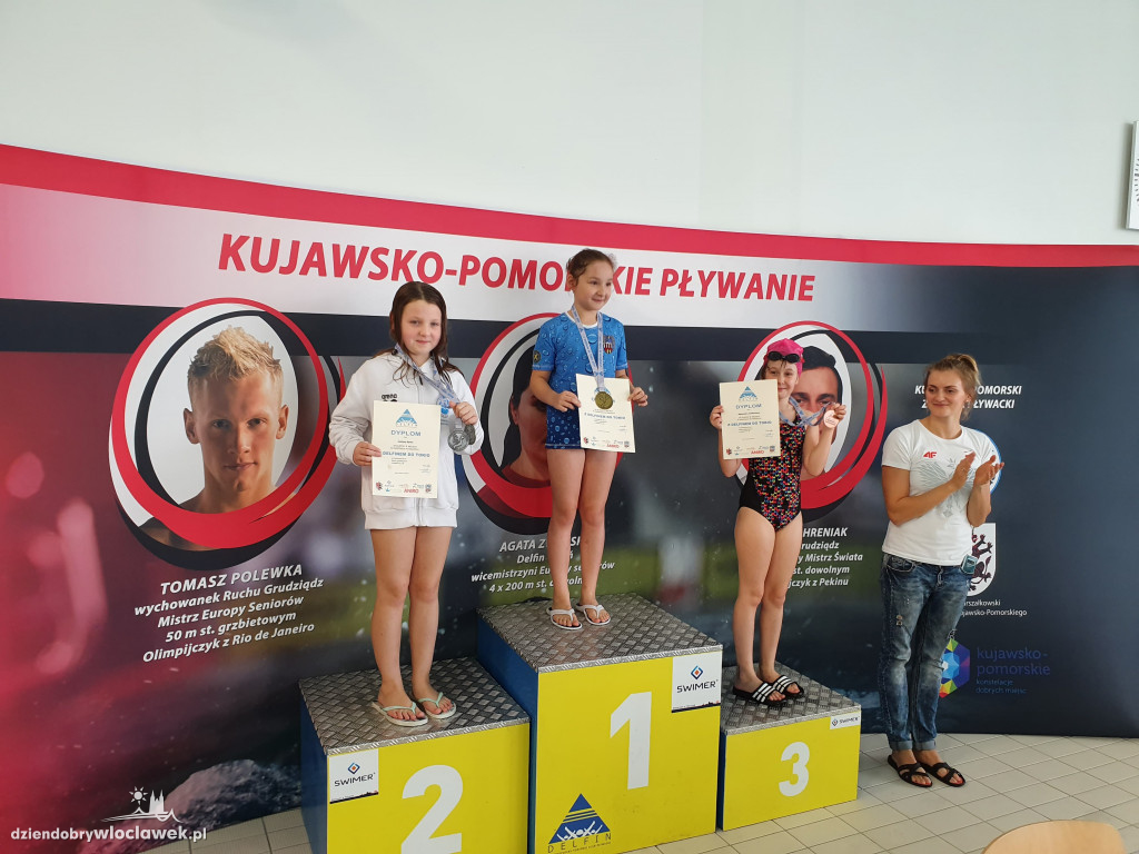 Włocławscy pływacy z medalami