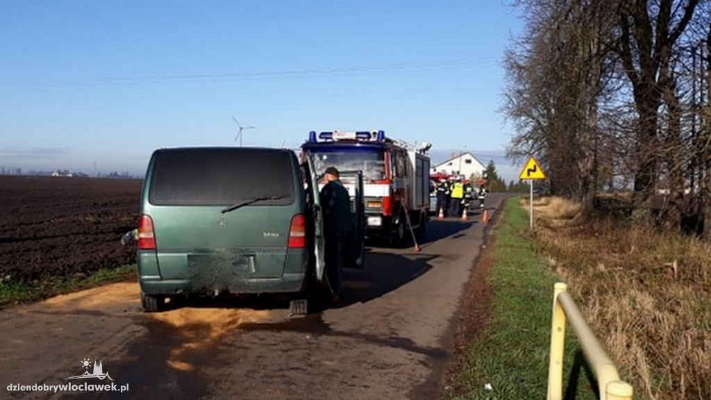 Czołowe zderzenie busów