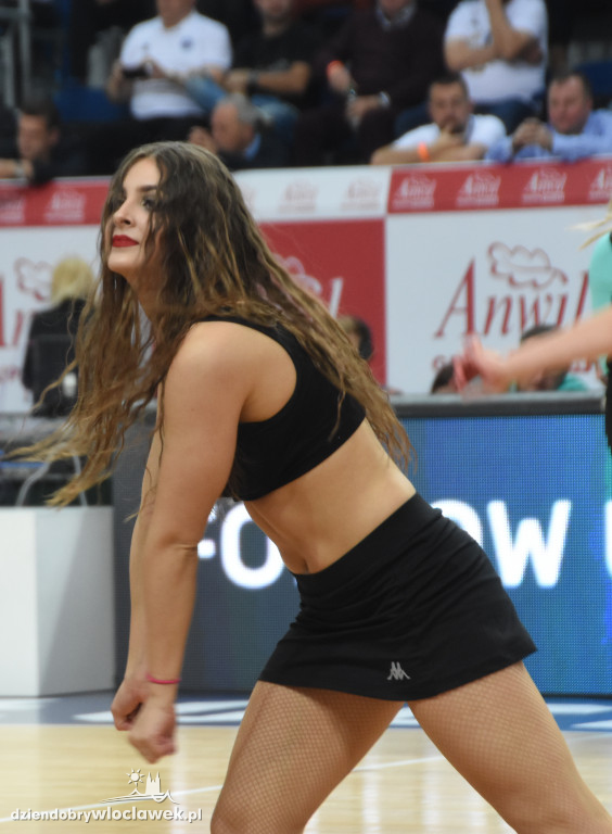 Cheerleaders na meczu Anwil - Lacq-Orthez
