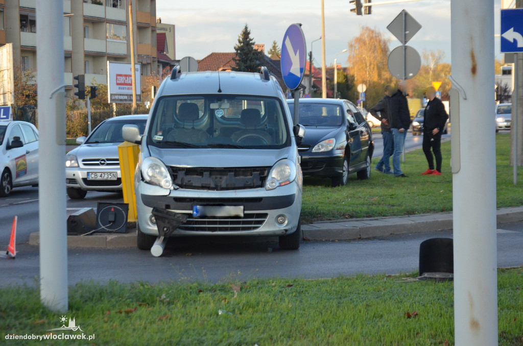Kolizja na ul. Kruszyńskiej