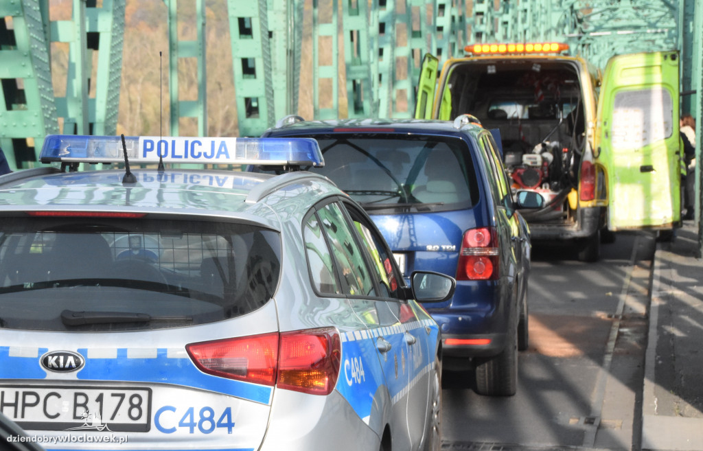 Kolizja na moście stalowym