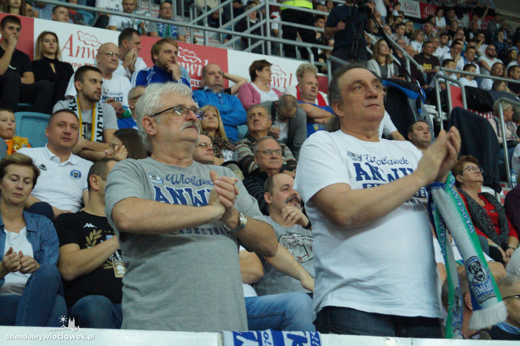 Kibice na meczu Anwilu z GTK Gliwice