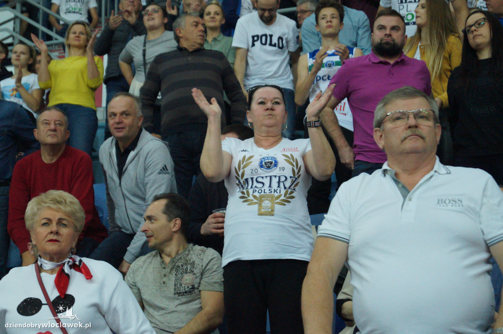 Kibice na meczu Anwilu z GTK Gliwice