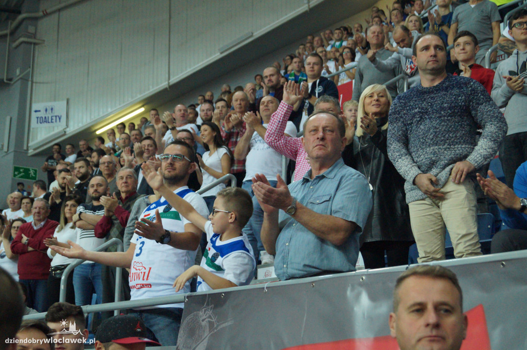 Kibice na meczu Anwilu z GTK Gliwice
