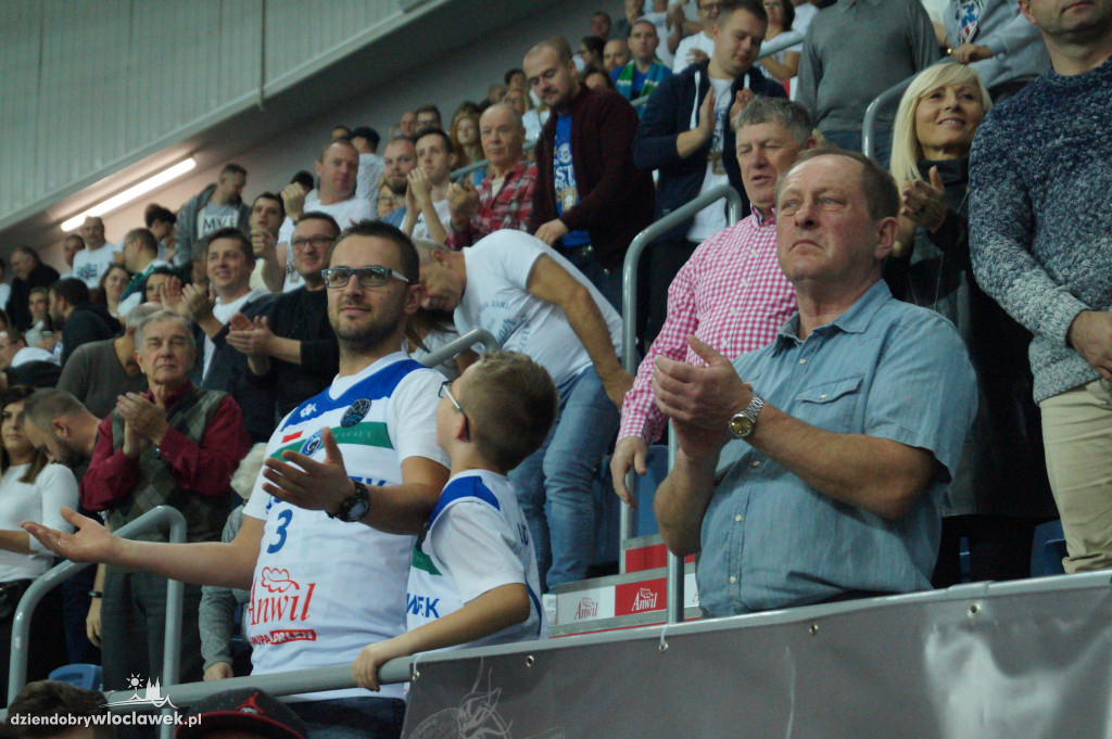 Kibice na meczu Anwilu z GTK Gliwice