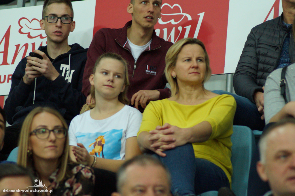 Kibice na meczu Anwilu z GTK Gliwice