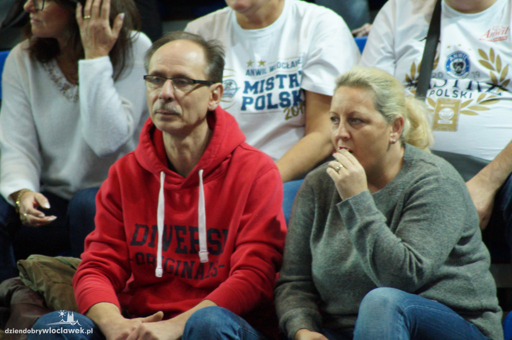 Kibice na meczu Anwilu z GTK Gliwice