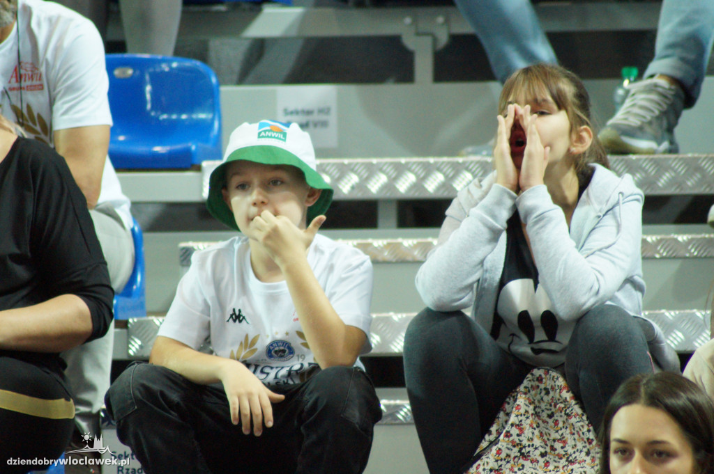 Kibice na meczu Anwilu z GTK Gliwice