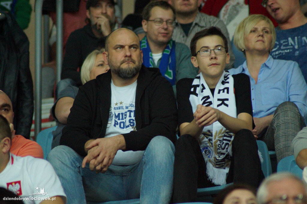 Kibice na meczu Anwilu z GTK Gliwice