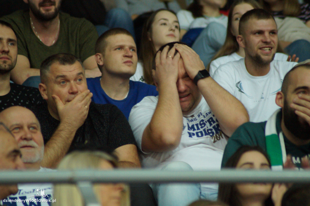 Kibice na meczu Anwilu z GTK Gliwice