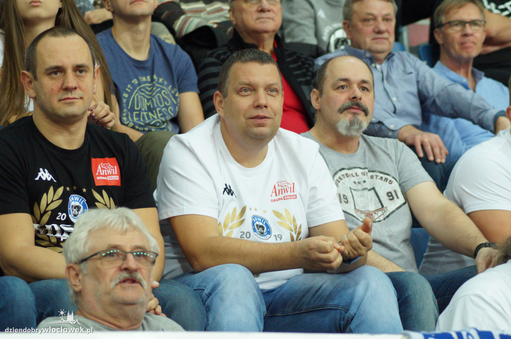 Kibice na meczu Anwilu z GTK Gliwice