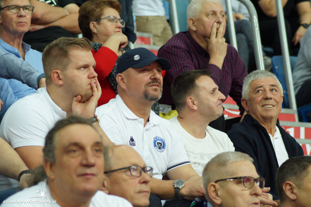Kibice na meczu Anwilu z GTK Gliwice