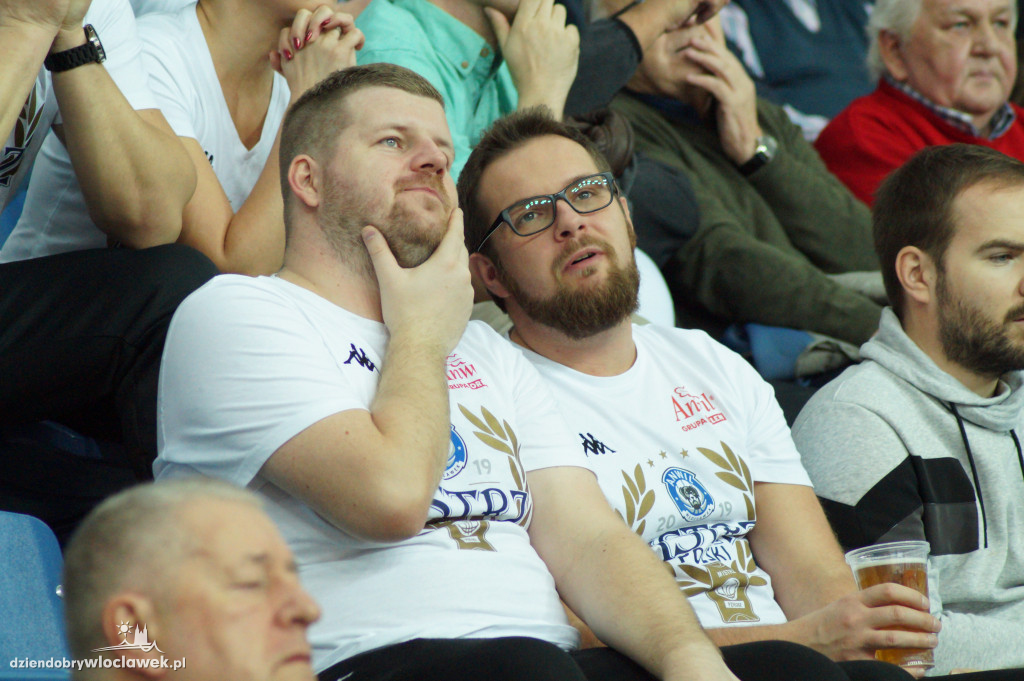 Kibice na meczu Anwilu z GTK Gliwice
