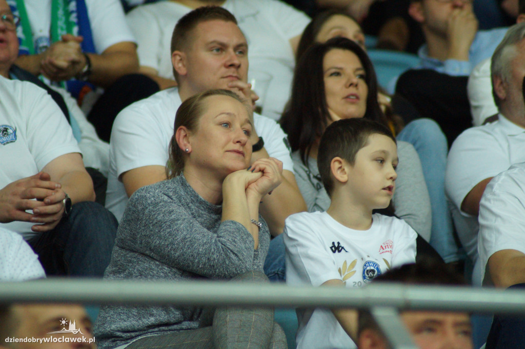 Kibice na meczu Anwilu z GTK Gliwice