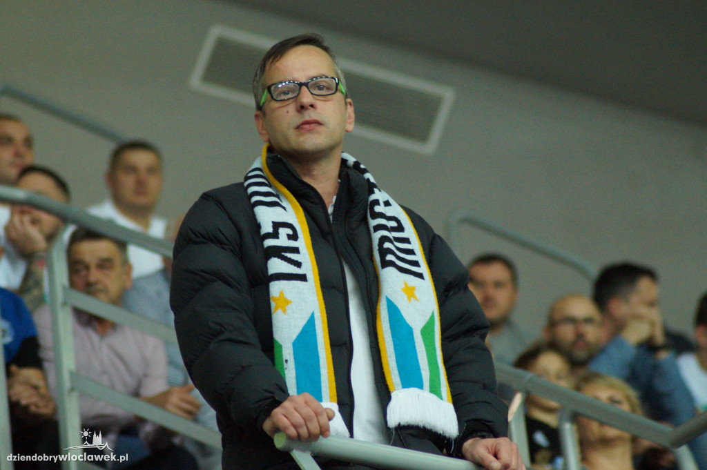 Kibice na meczu Anwilu z GTK Gliwice
