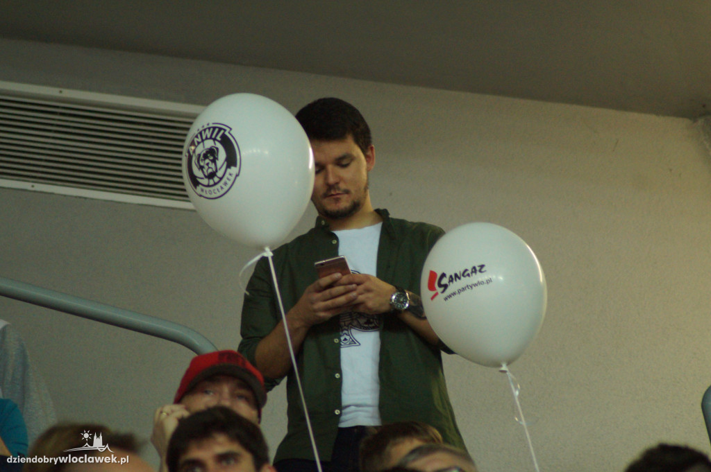 Kibice na meczu Anwilu z GTK Gliwice