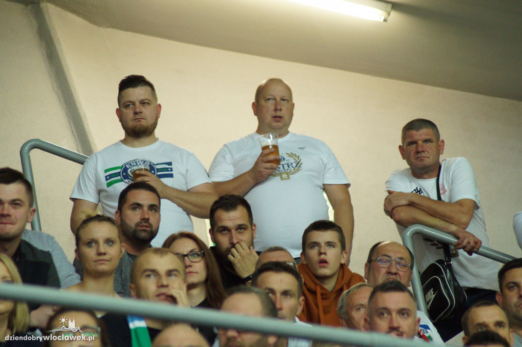 Kibice na meczu Anwilu z GTK Gliwice