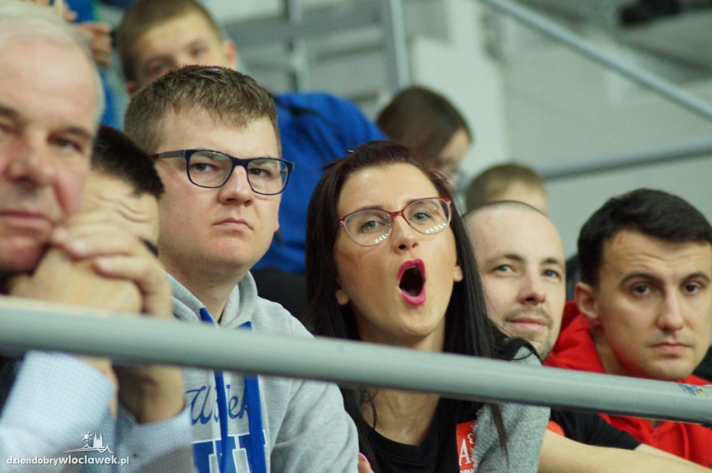 Kibice na meczu Anwilu z GTK Gliwice
