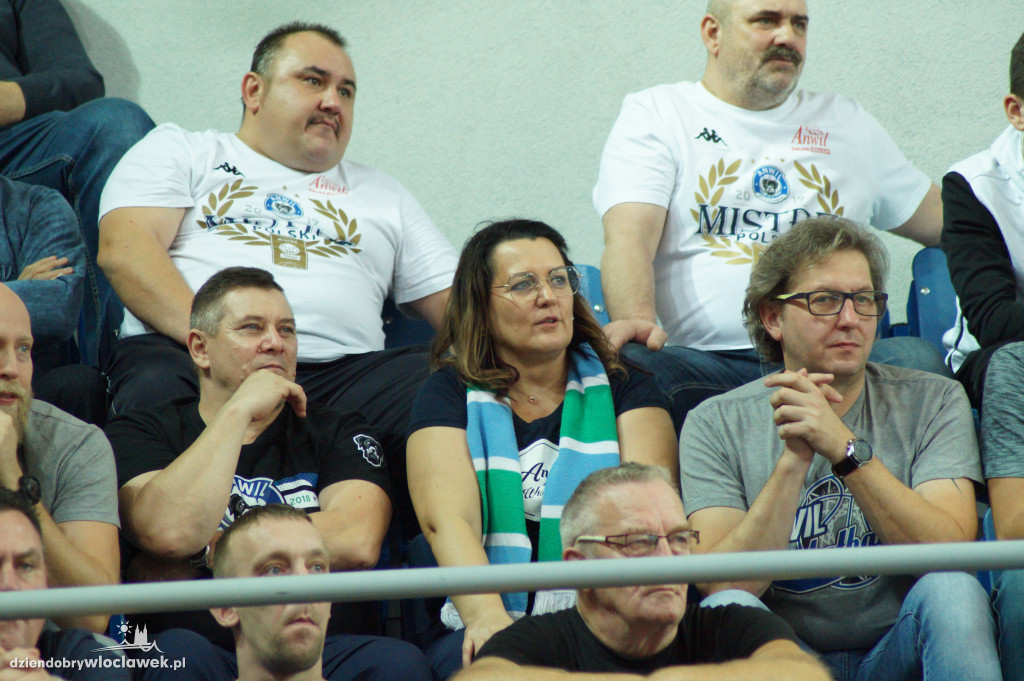 Kibice na meczu Anwilu z GTK Gliwice