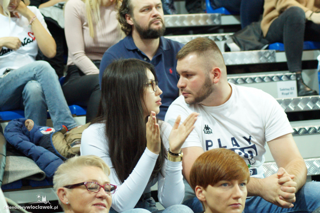 Kibice na meczu Anwilu z GTK Gliwice