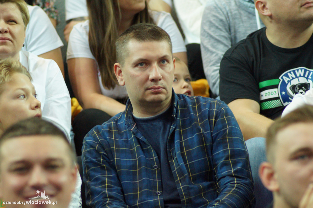 Kibice na meczu Anwilu z GTK Gliwice