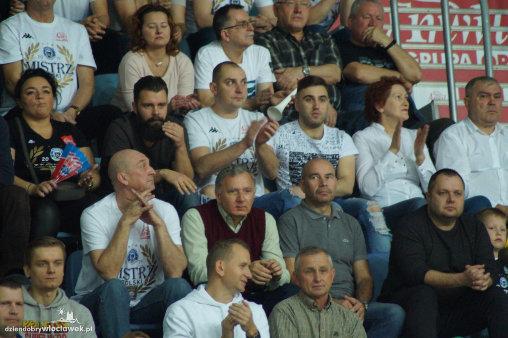 Kibice na meczu Anwilu z GTK Gliwice