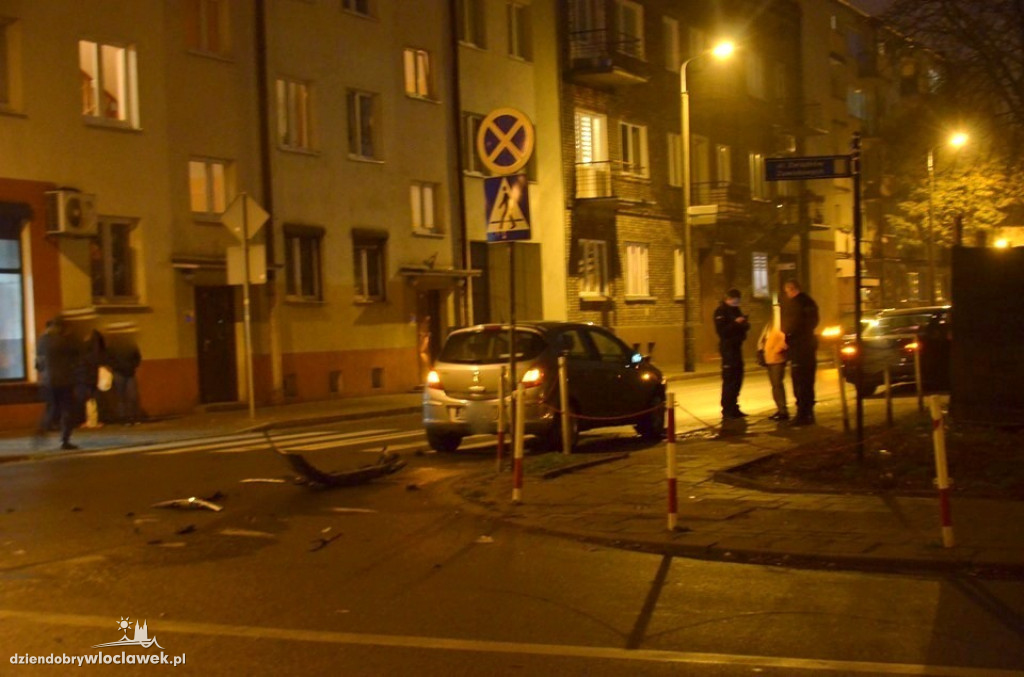 Kolizja na skrzyżowaniu Targowej i Stodólnej