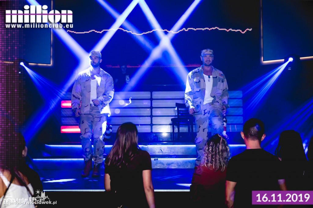 Pokaz Chippendales w Million Club