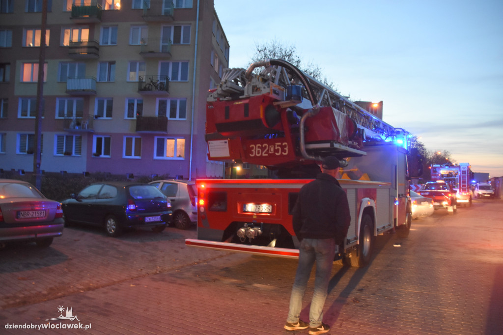 Pożar przy ul. Chemików