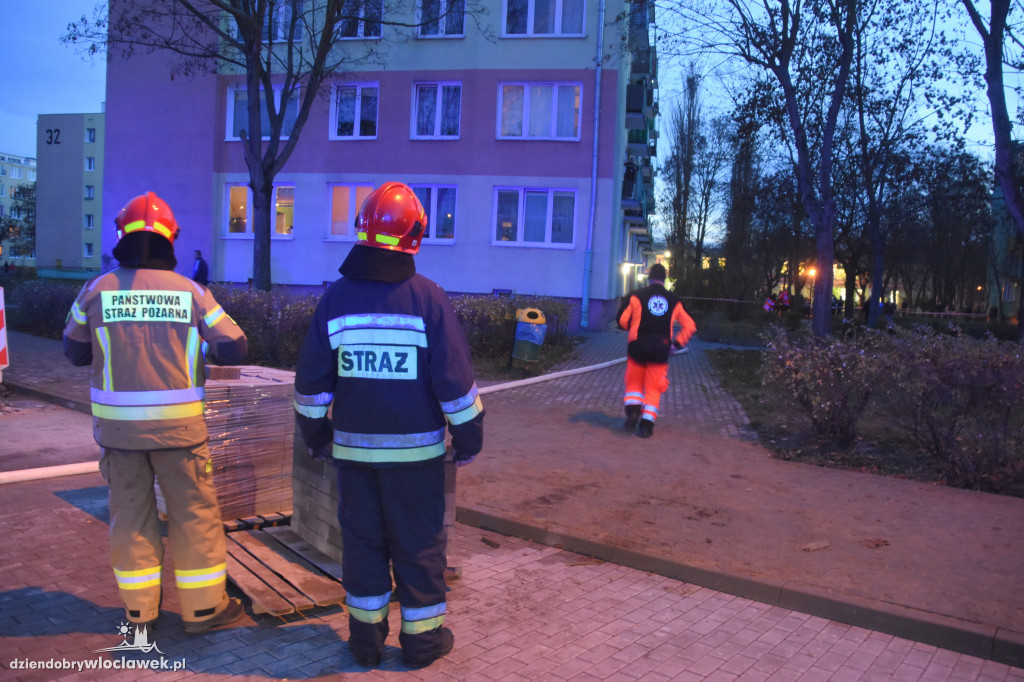 Pożar przy ul. Chemików