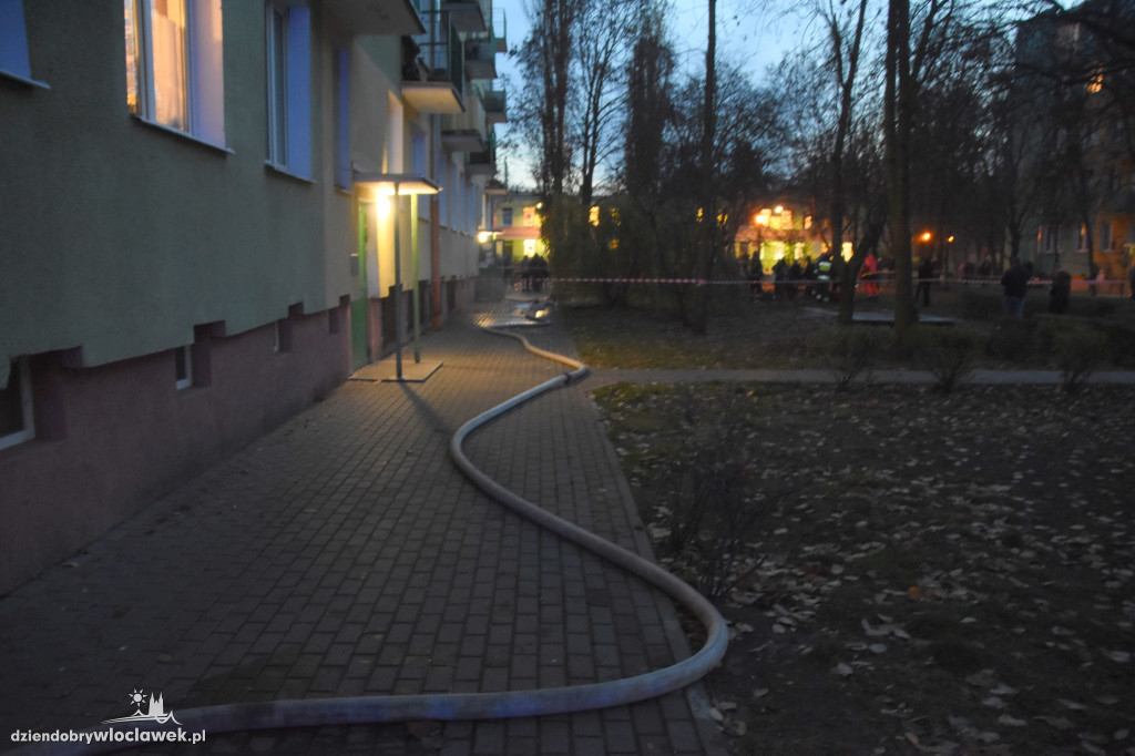 Pożar przy ul. Chemików