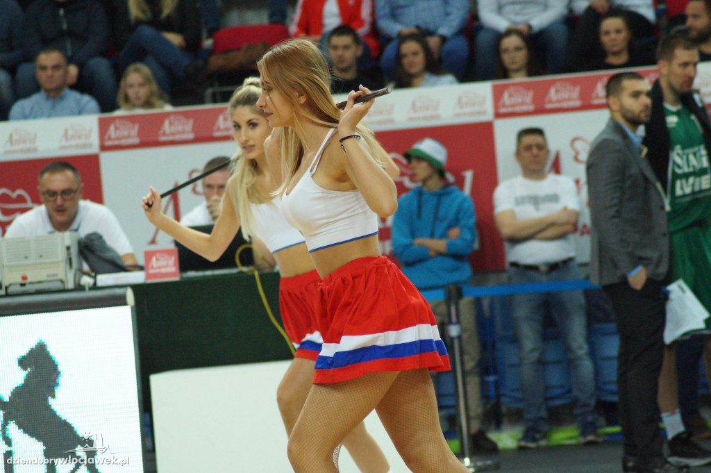 Cheerleaderki na neczu Anwil vs Śląsk