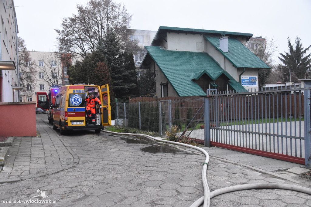 Pożar w domu przy Jagiellońskiej