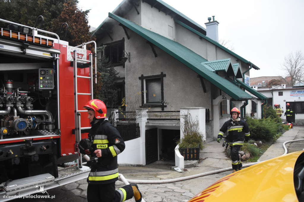 Pożar w domu przy Jagiellońskiej