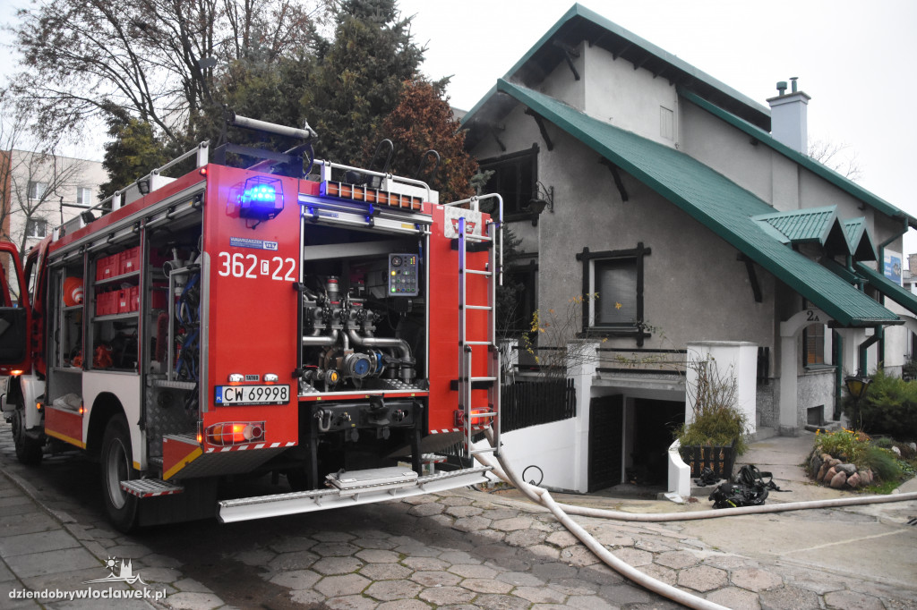 Pożar w domu przy Jagiellońskiej