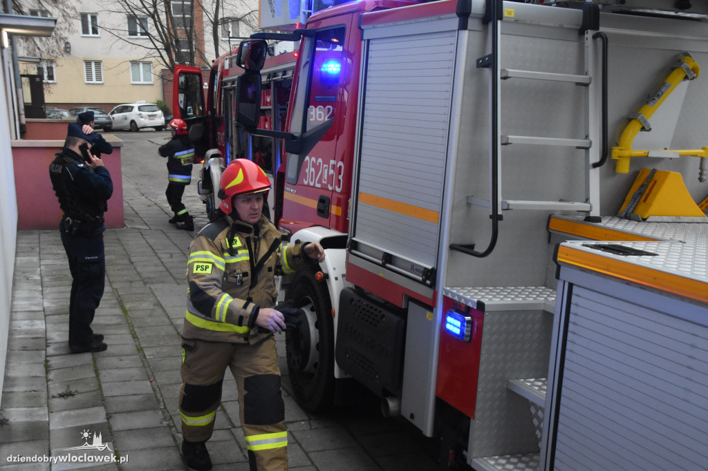 Pożar w domu przy Jagiellońskiej