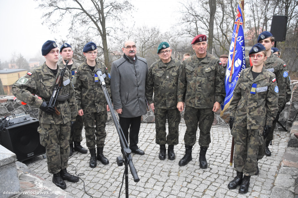 Ślubowanie kadetów ZSA na Zawiślu