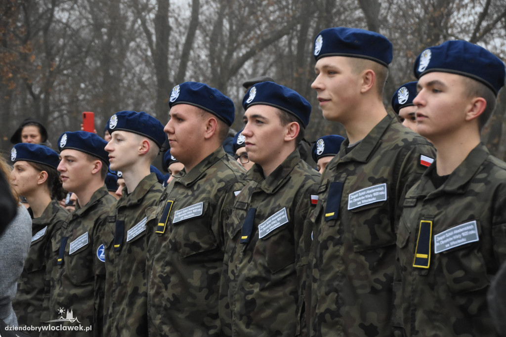 Ślubowanie kadetów ZSA na Zawiślu