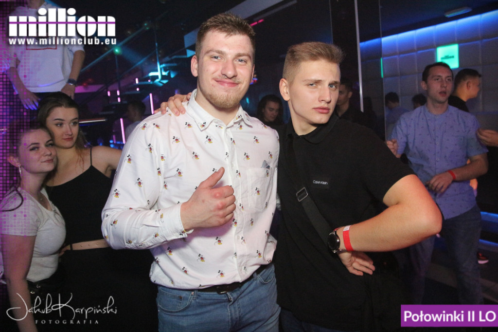Połowinki II LO w klubie Milion