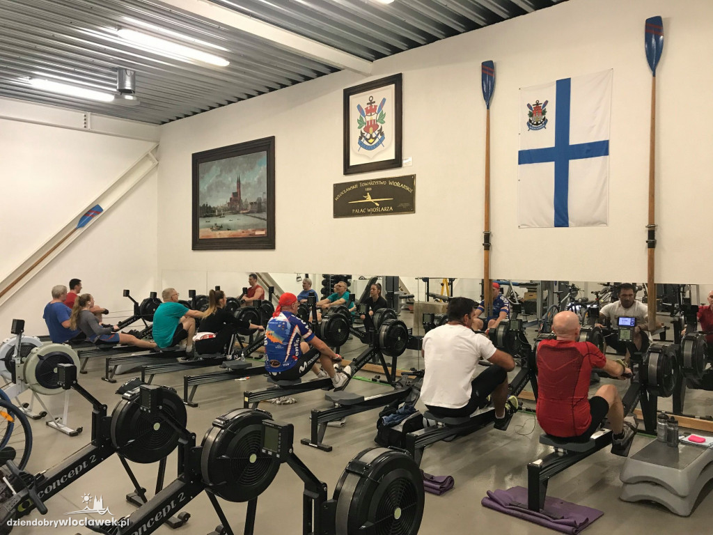 Poprawili rekord na ergometrach