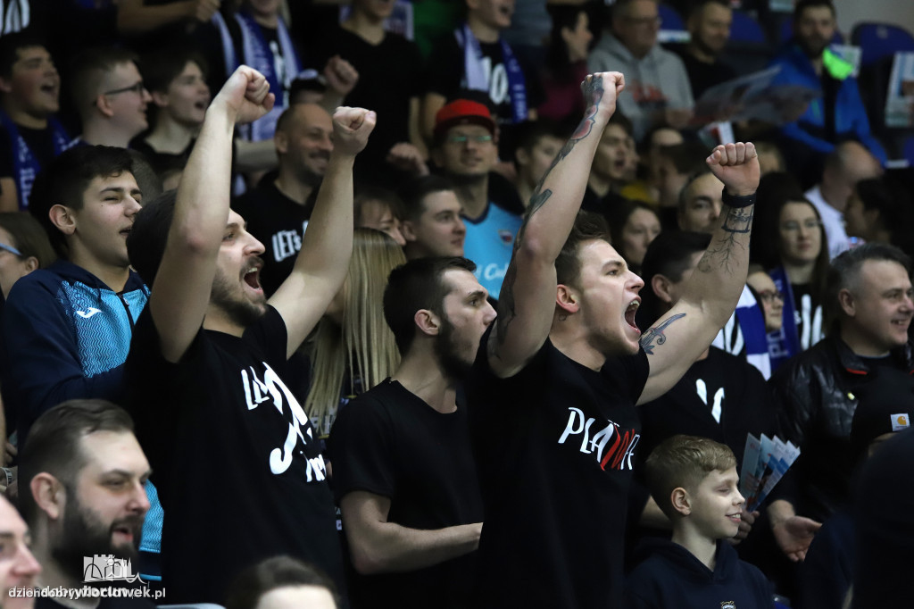 Kibice na meczu Polski Cukier - Anwil Włocławek