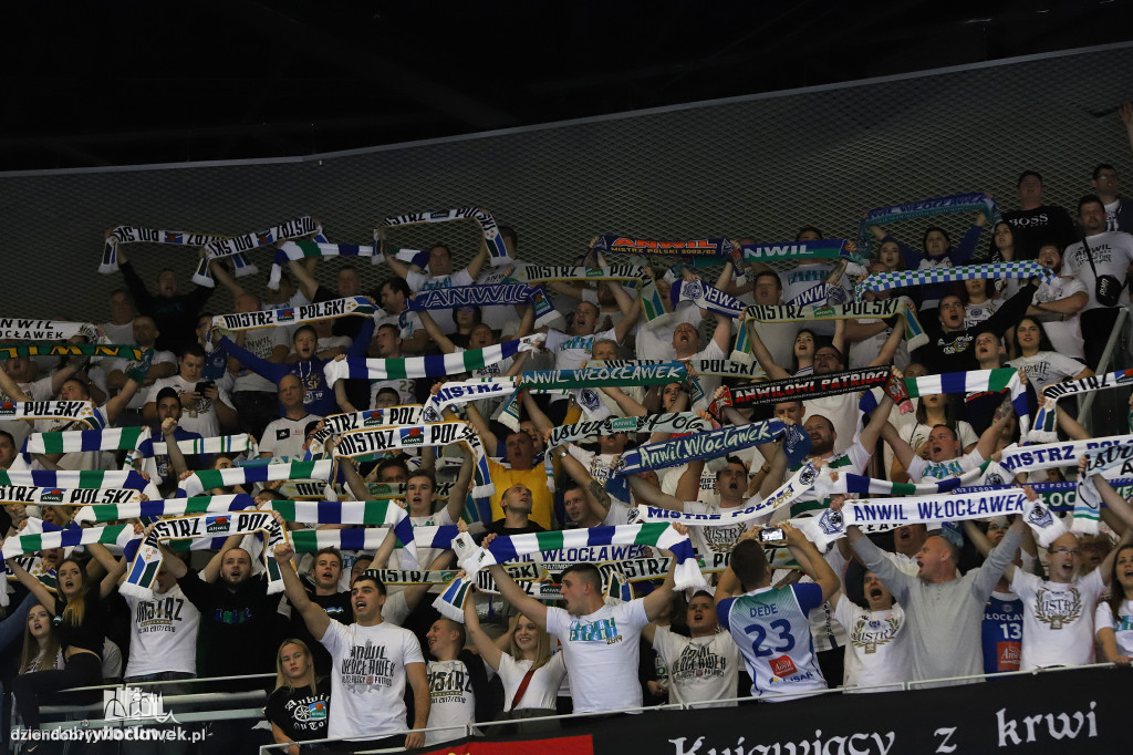 Kibice na meczu Polski Cukier - Anwil Włocławek