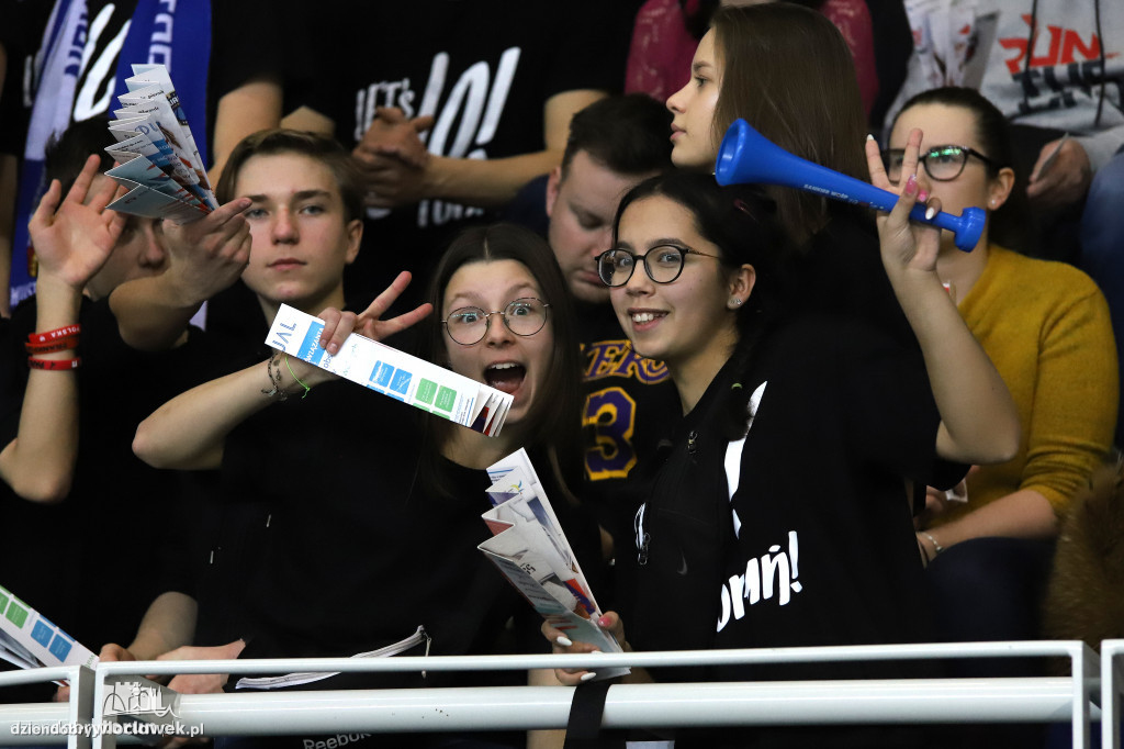 Kibice na meczu Polski Cukier - Anwil Włocławek