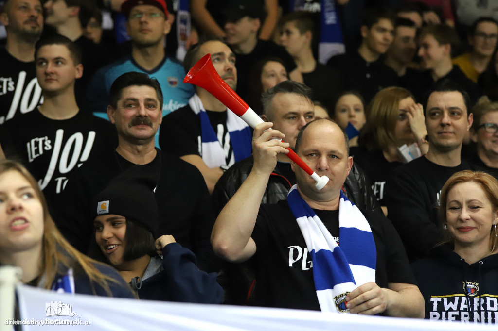Kibice na meczu Polski Cukier - Anwil Włocławek