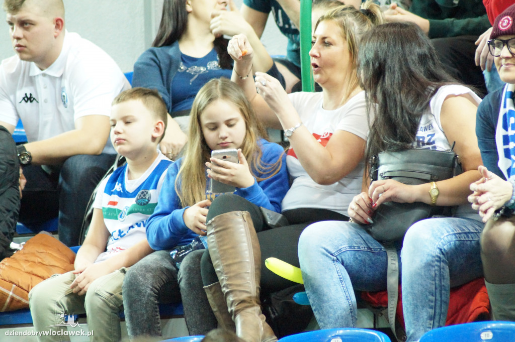 Kibice na meczu Anwil vs Hapoel
