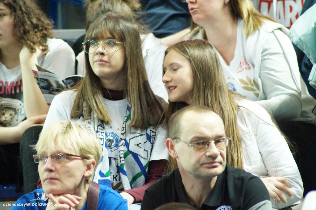Kibice na meczu Anwil vs Hapoel