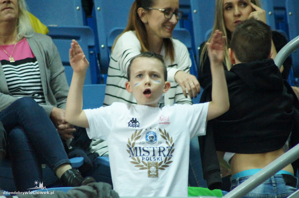 Kibice na meczu Anwil vs Hapoel