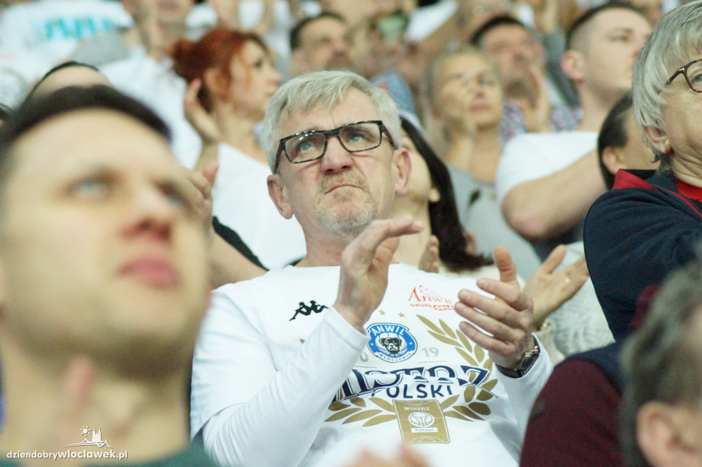 Kibice na meczu Anwil vs Hapoel