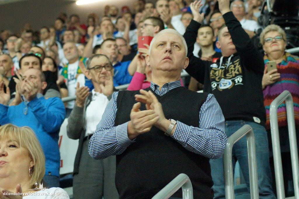 Kibice na meczu Anwil vs Hapoel